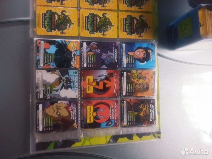 Карточки черепашки ниндзя