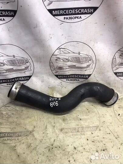 Патрубок интеркулера ом 646 Мерседес w209