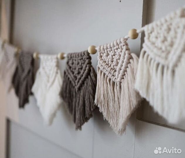 Гирлянда макраме
