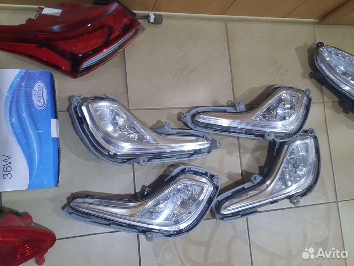 Птф противотуманка правая дорест Hyundai Solaris