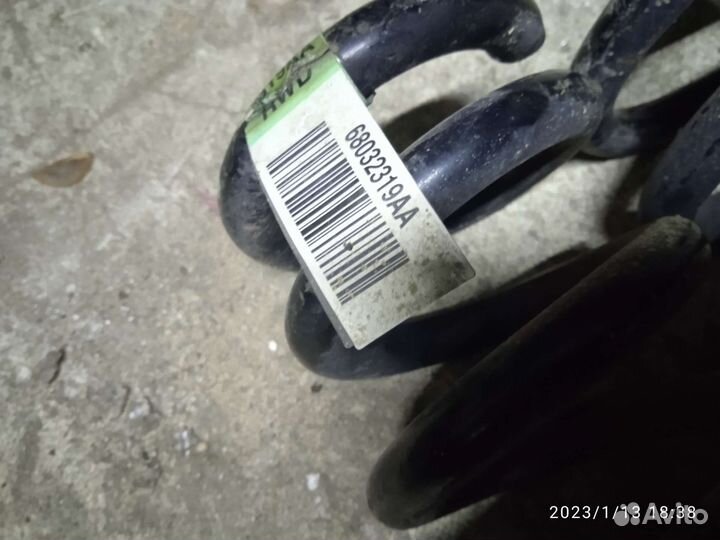 Пружины задние dodge Charger LD