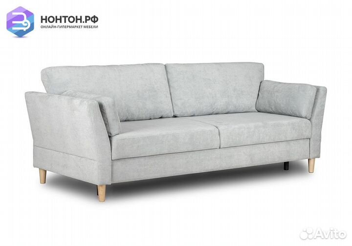 Диван тик-так Олби светло-серый