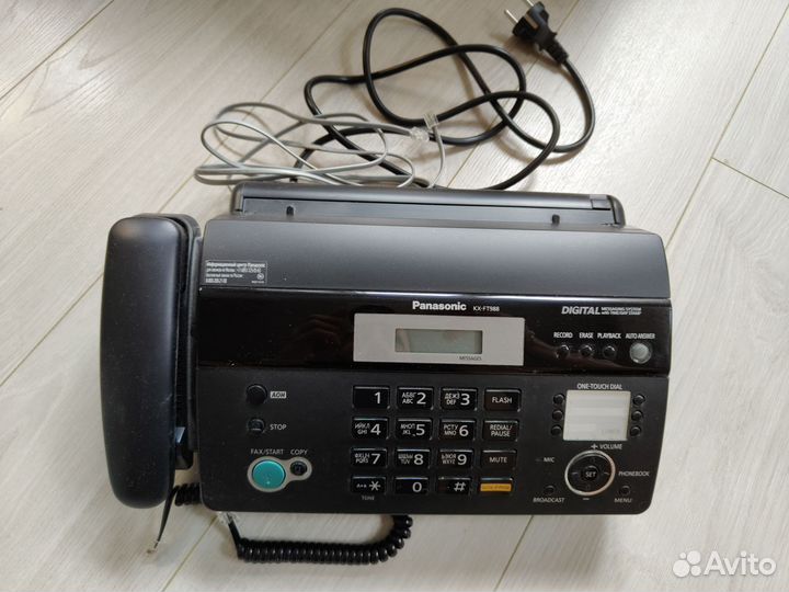 Телефон факс panasonic