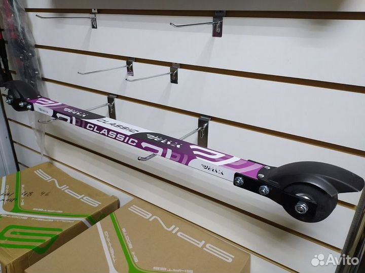 Лыжероллеры классические elva CL67-50R,67мм,каучук