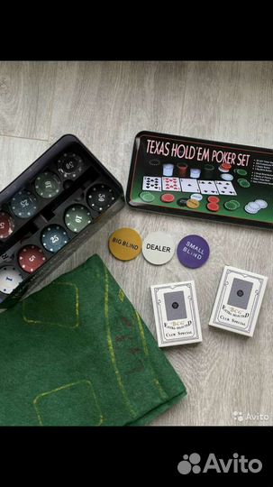 Набор для покера 200 фишек