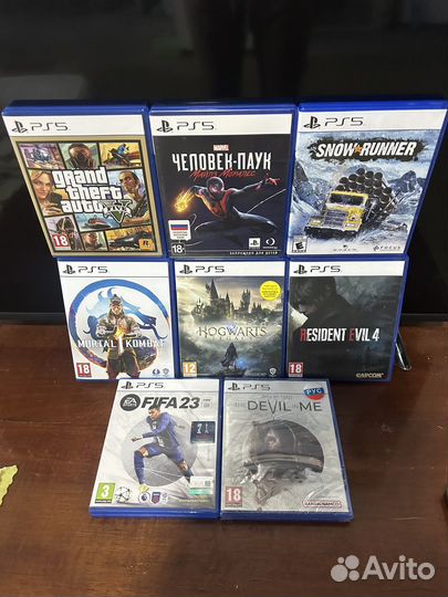 Игры на sony playstation 5 диски обмен/выкуп