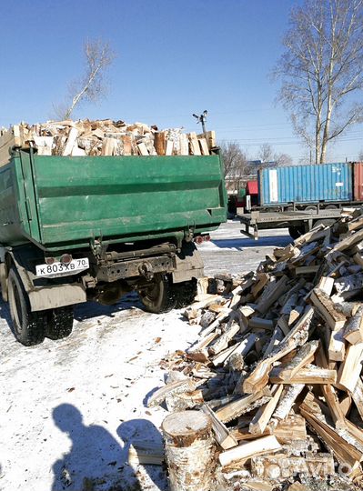 Дрова с доставкой самосвалом от 3м3