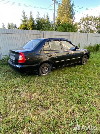 Hyundai Accent 1.5 МТ, 2007, 190 000 км