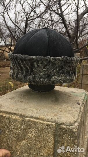 Шапка боярка с каракулем