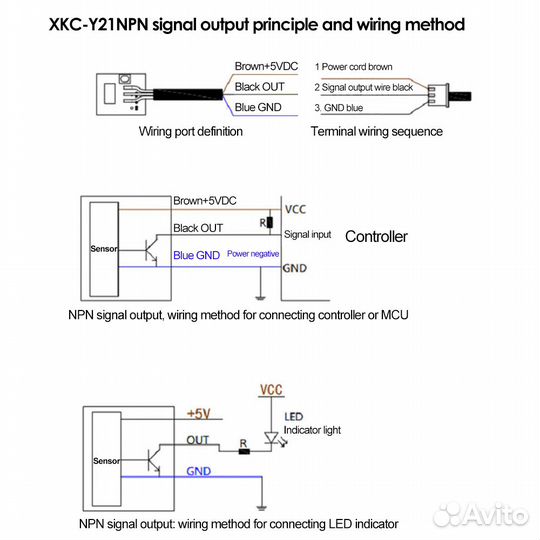 Датчик уровня воды XKC Y25