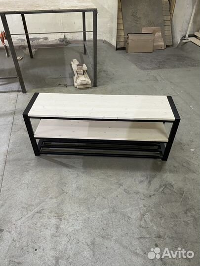 Тумба для обуви в стиле лофт