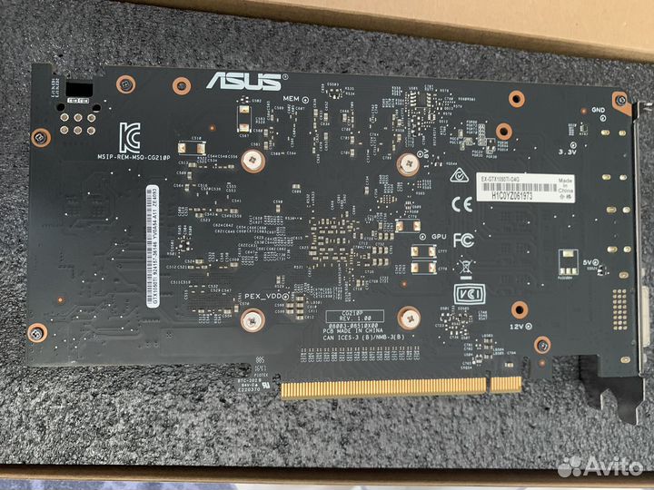 Asus Gtx 1050 ti 4gb