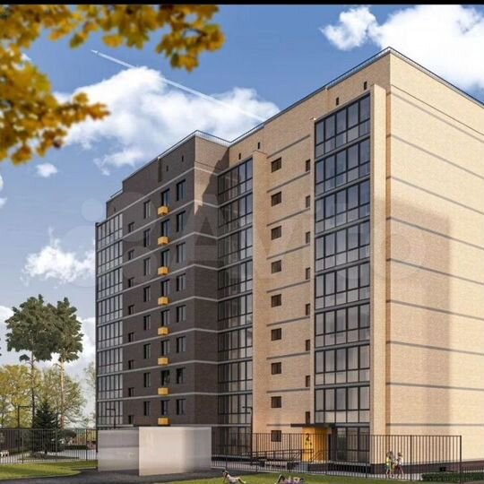 Квартира-студия, 48,3 м², 6/9 эт.
