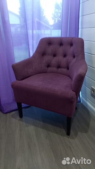 Напольное велюровое зеркало с креслом