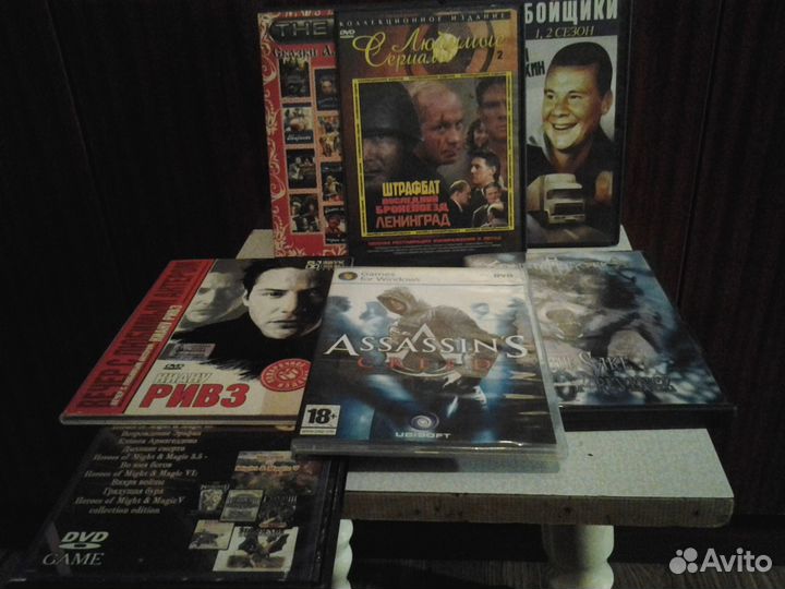 Компакт диски (фильмы, сериалы, музыка, игры)