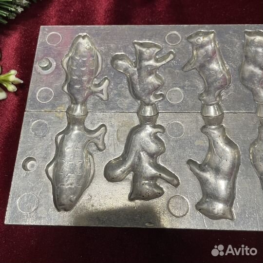 Форма для леденцов фл-1 алюминиевая антиквариат