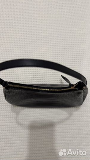 Сумка крокодил черная