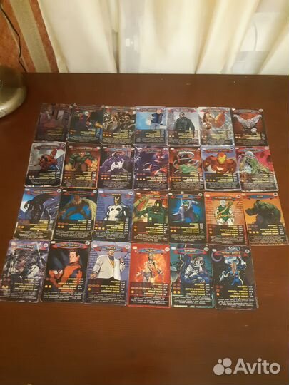 Карточки человек паук герои и злодеи