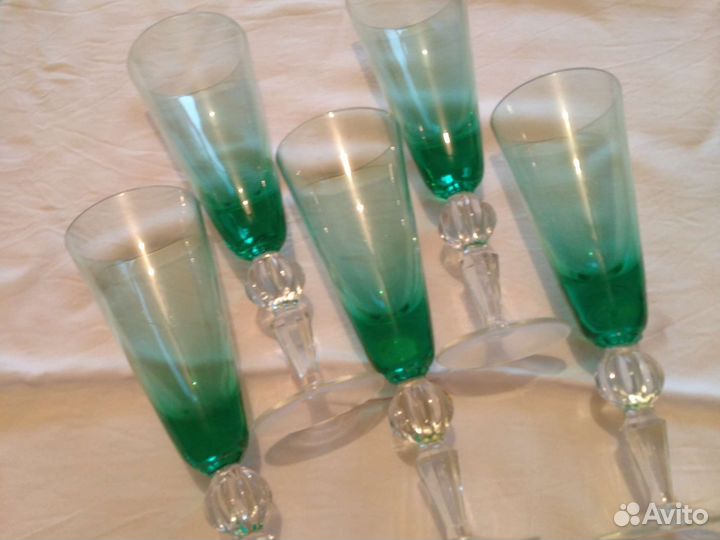 Фужеры хрустальные СССР суздаль