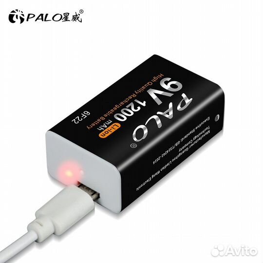 Аккумулятор крона 9v