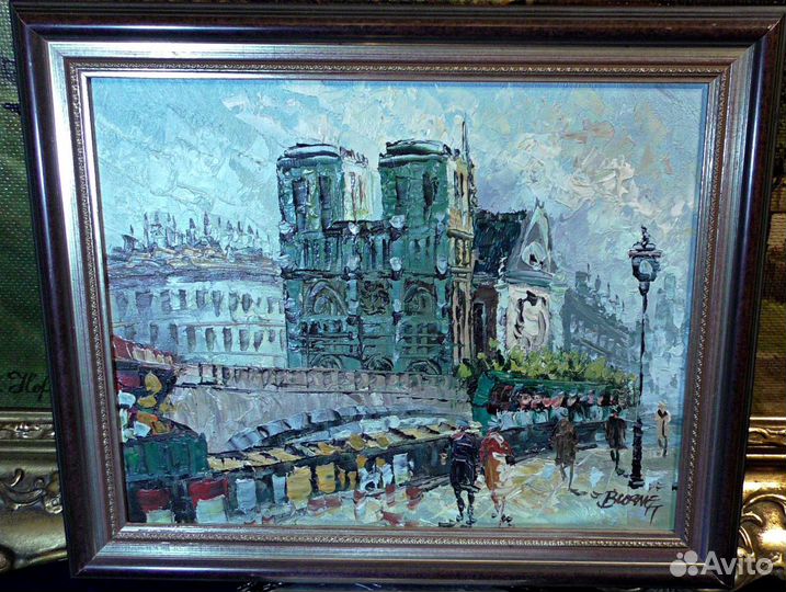 Импрессионизм.Нотр-Дам де Пари.Франция.Картина