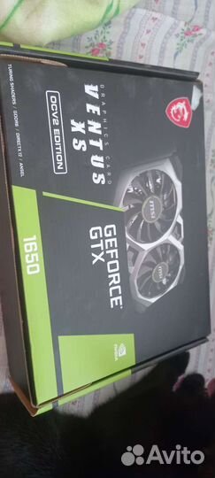 Видеокарта gtx 1650 4gb