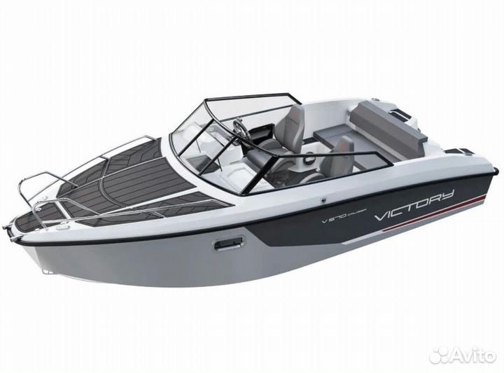 Обновлённый Катер Victory 570 Cruiser + Parsun 115