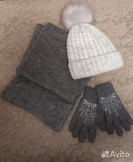 Шапка и снуд для девочки