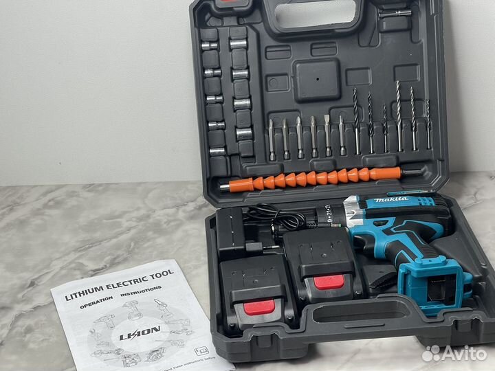 Аккумуляторная дрель шуруповерт makita 26v