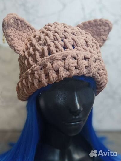 Шапка с ушками