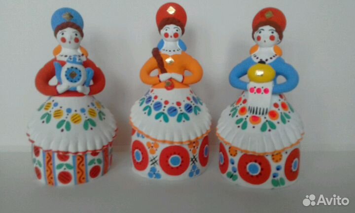 Дымковская игрушка Барыня Сувенир