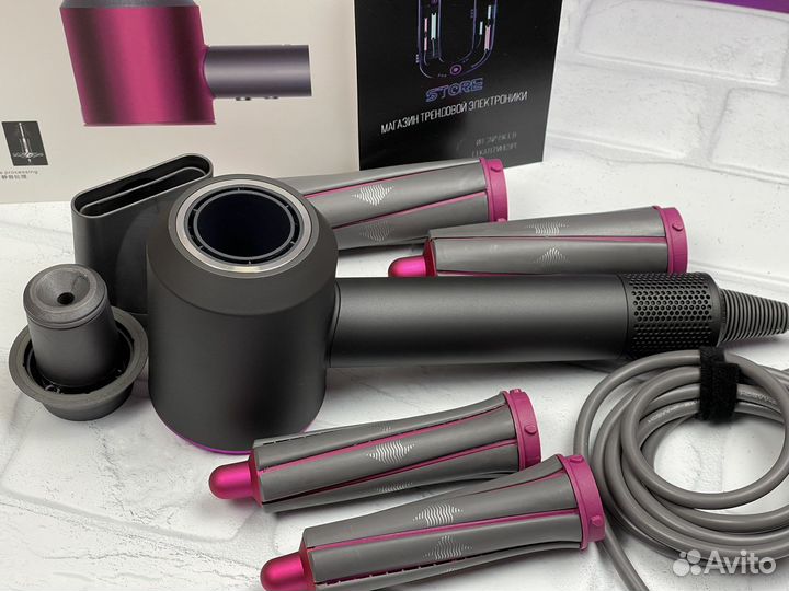 Фен стайер Dyson (насадки как у стайлера)