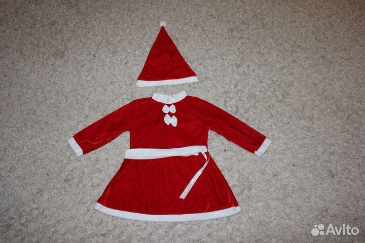 Карнавальные костюмы Санты для девочки и мальчика
