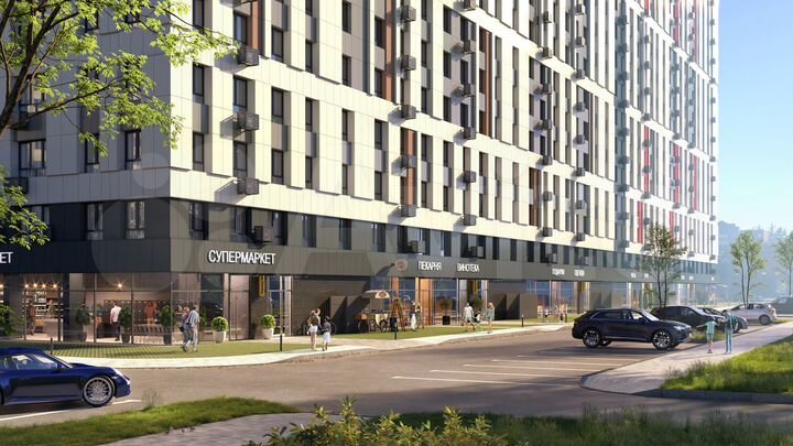 1-к. квартира, 45,5 м², 3/17 эт.