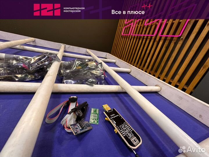 Программатор ch341a с прищепкой