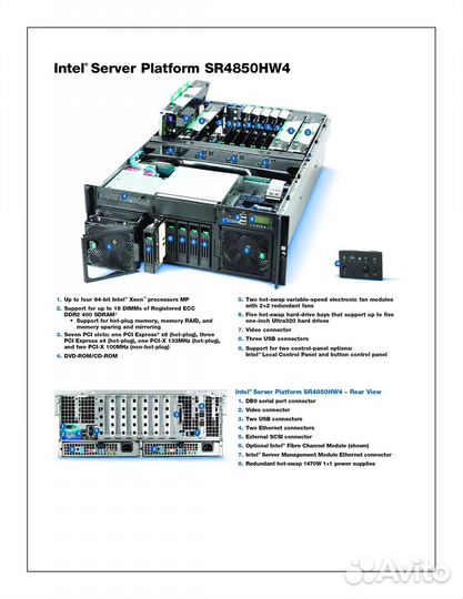 Сервер Kraftway Express 400 EM11 4-х процессорный