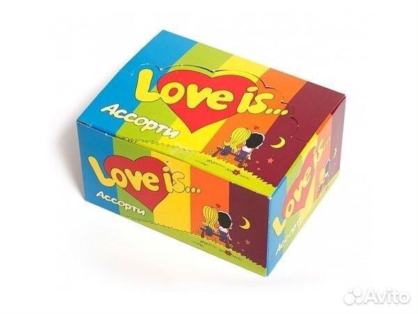 Жевательная резинка love IS