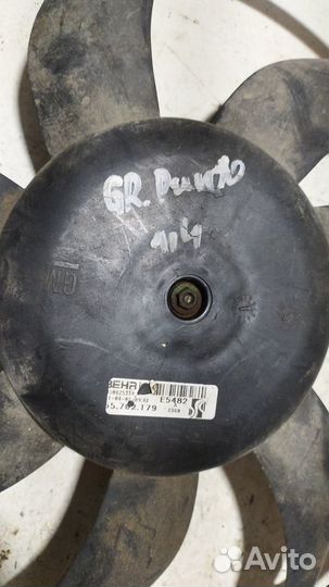 Вентилятор радиатора Фиат Гранде Пунто 1,4