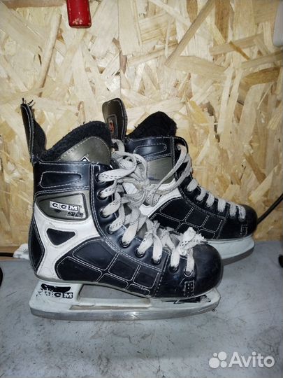 Коньки хоккейные, детские 34 размер