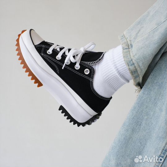 Converse Run Star Low Black White Wmns