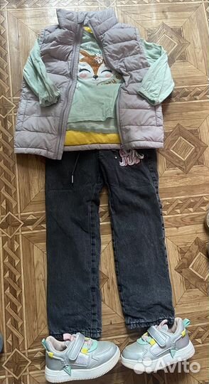 Пакет вещей для девочки 98до110