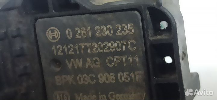 Датчик давления воздуха VAG 03C906051F Б/У