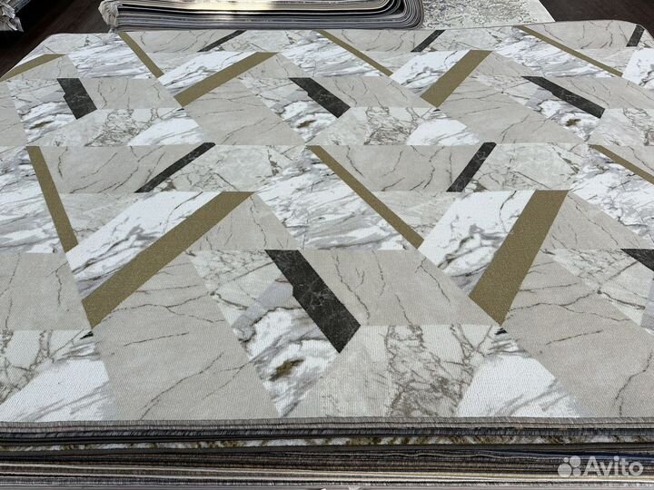 Палас 2х3 новый, мрамор