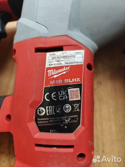 Аккум. перфоратор milwaukee M18 blhx-502X