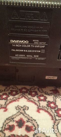 Телевизор daewoo