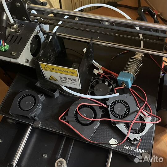 3D принтер Anycubic i3 mega S, лазер 40w, запчасти