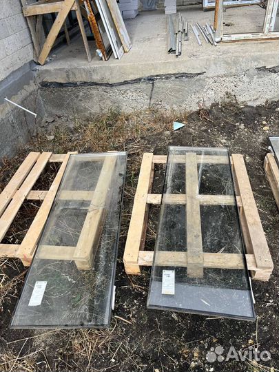 Стеклопакет + дверь