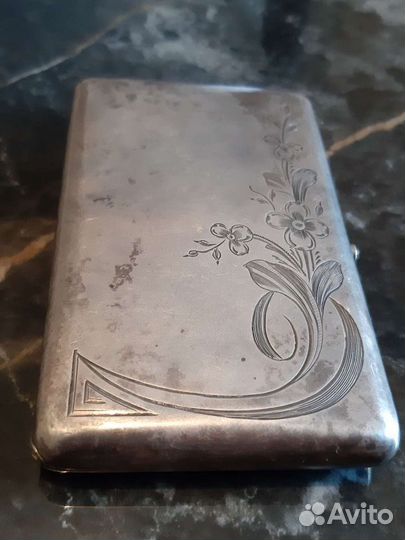 Царский портсигар серебро