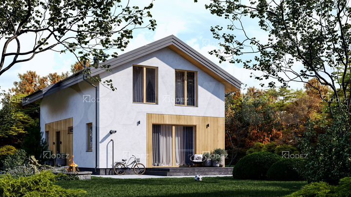 Дом 176,8 м² на участке 10 сот.