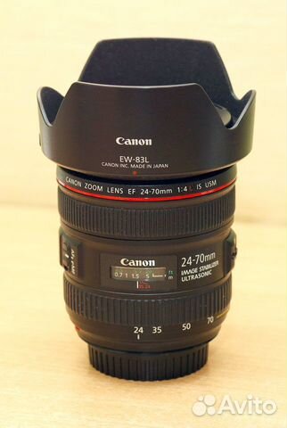 Oбъeктив Саnоn EF 24-70mm f/4L IS usм